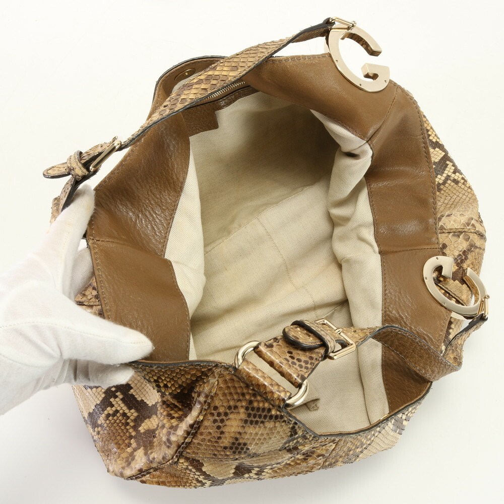 Gucci Bag Python Leather Tote - Picture 12 of 15